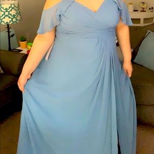 Bridesmaid Dress, blue